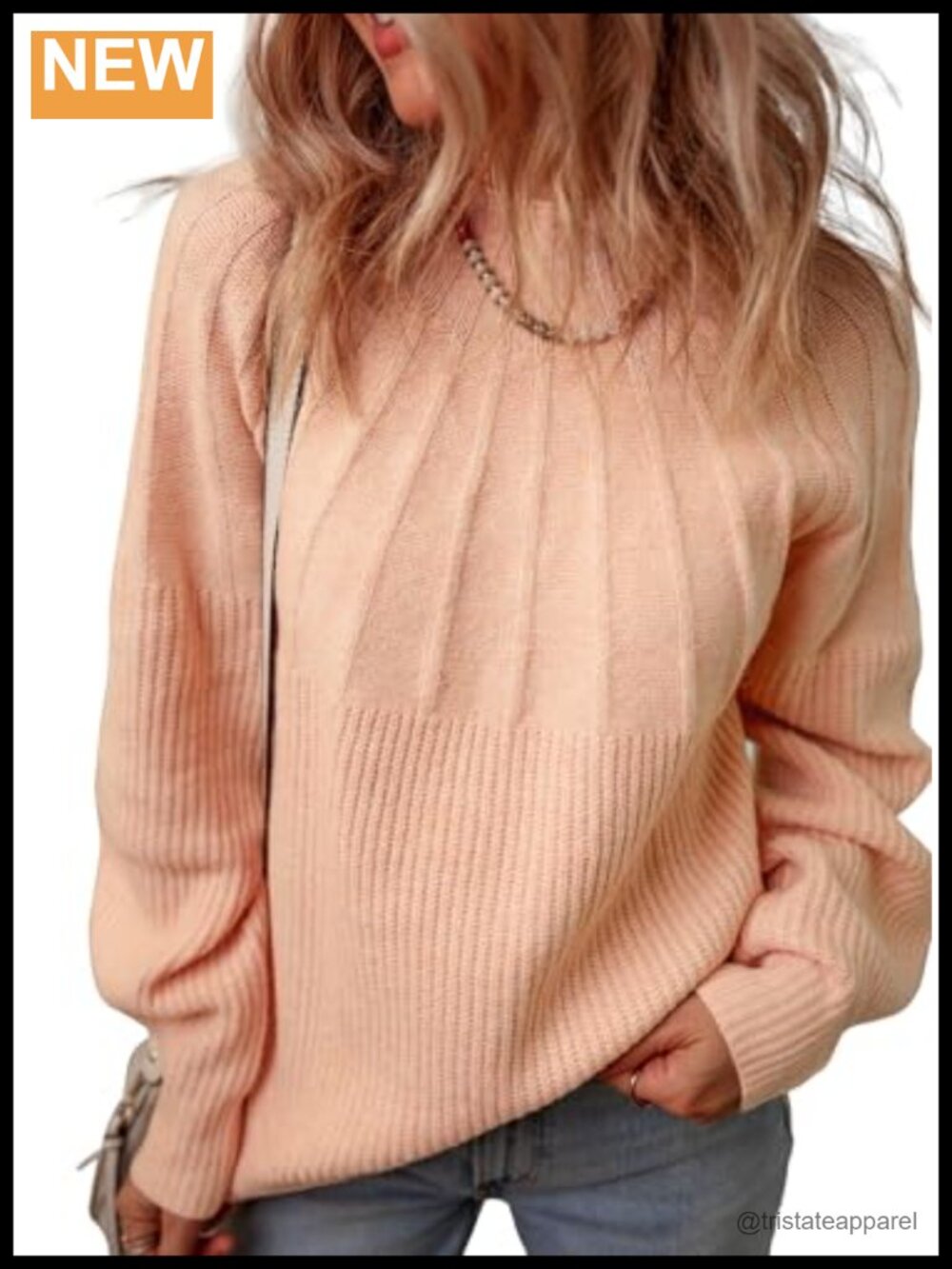 Oversized Turtleneck Sweater Women Long Sleeve Knit Pullover Mock Neck